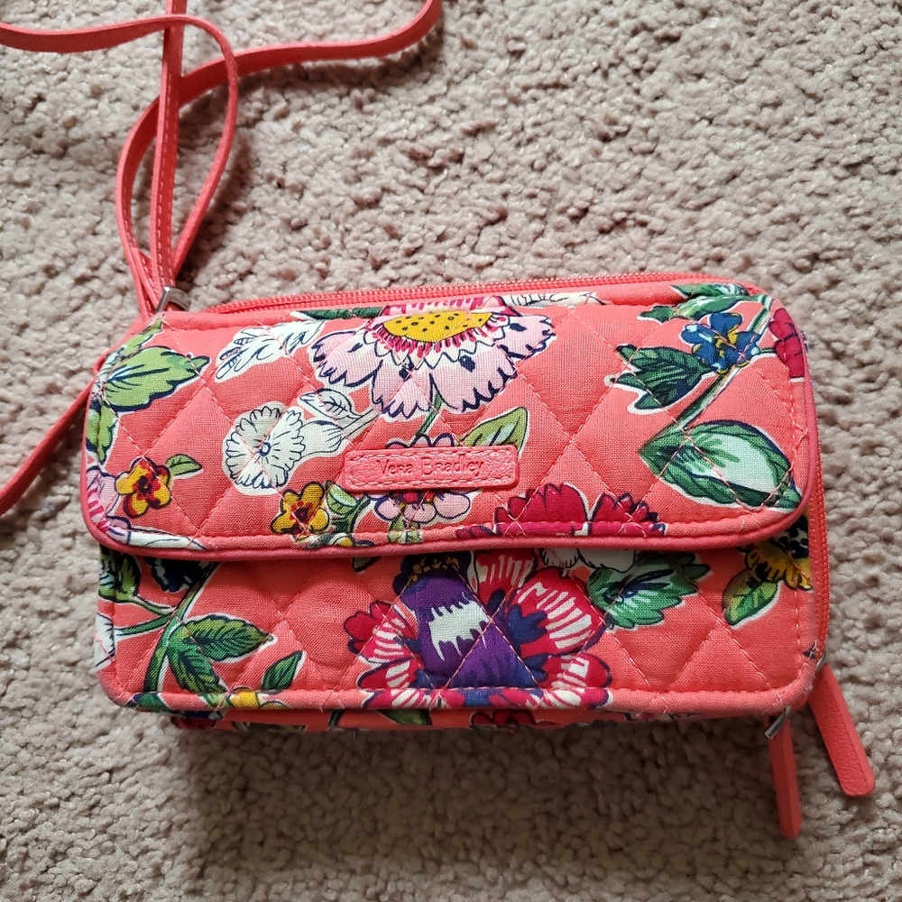 Vera Bradley crossbody wallet
